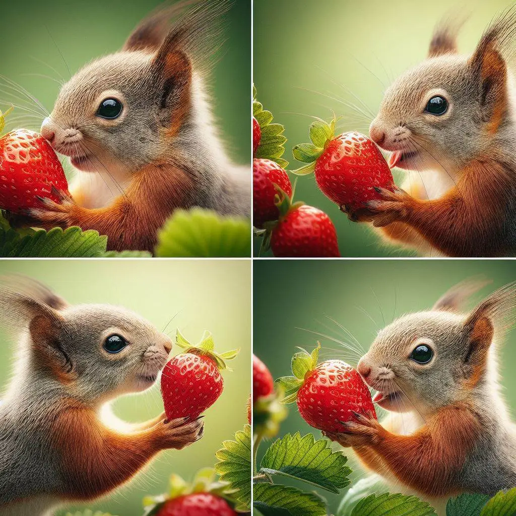 Can Squirrels Eat Strawberries